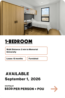 1 bed SEP